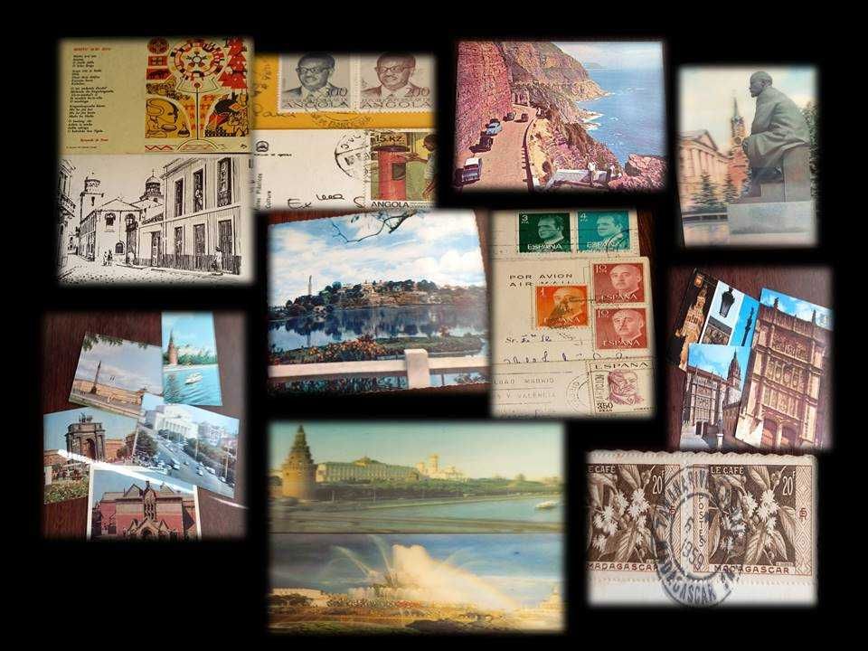 Postais de todo o mundo desde o ano de 1900 a 1999