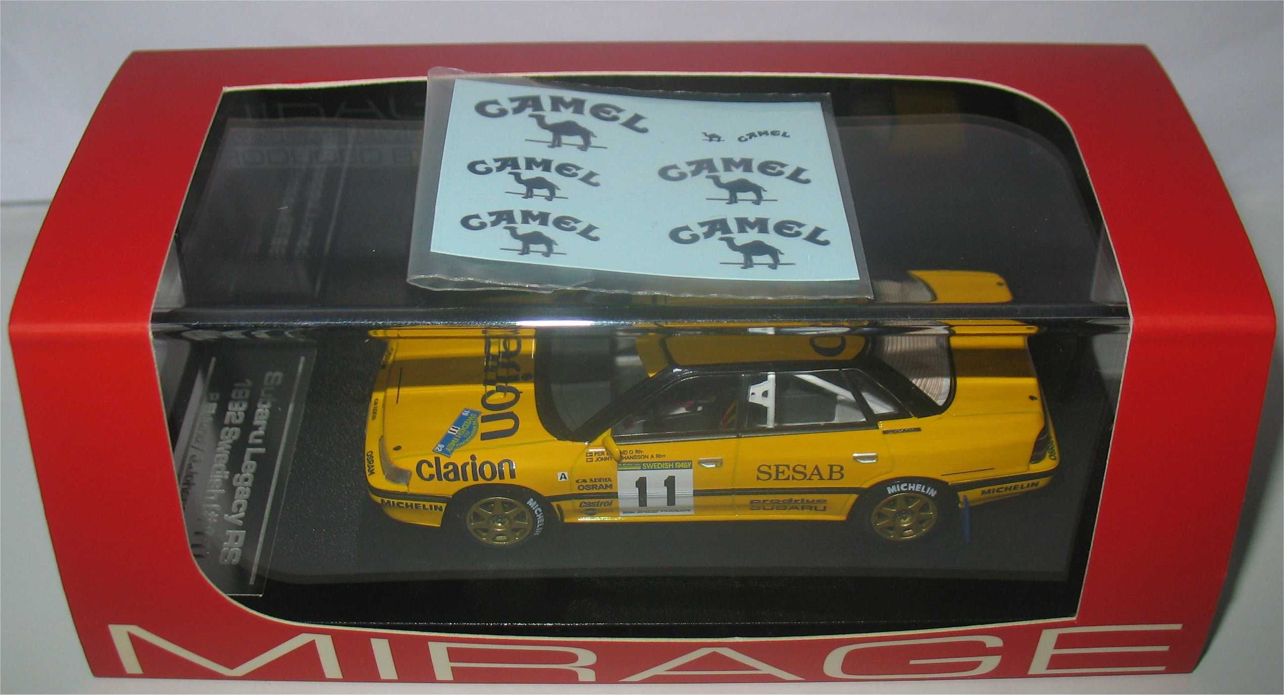 HPI -Subaru Legacy RS CAMEL - 6º Rally Suécia 1992 - Eklund