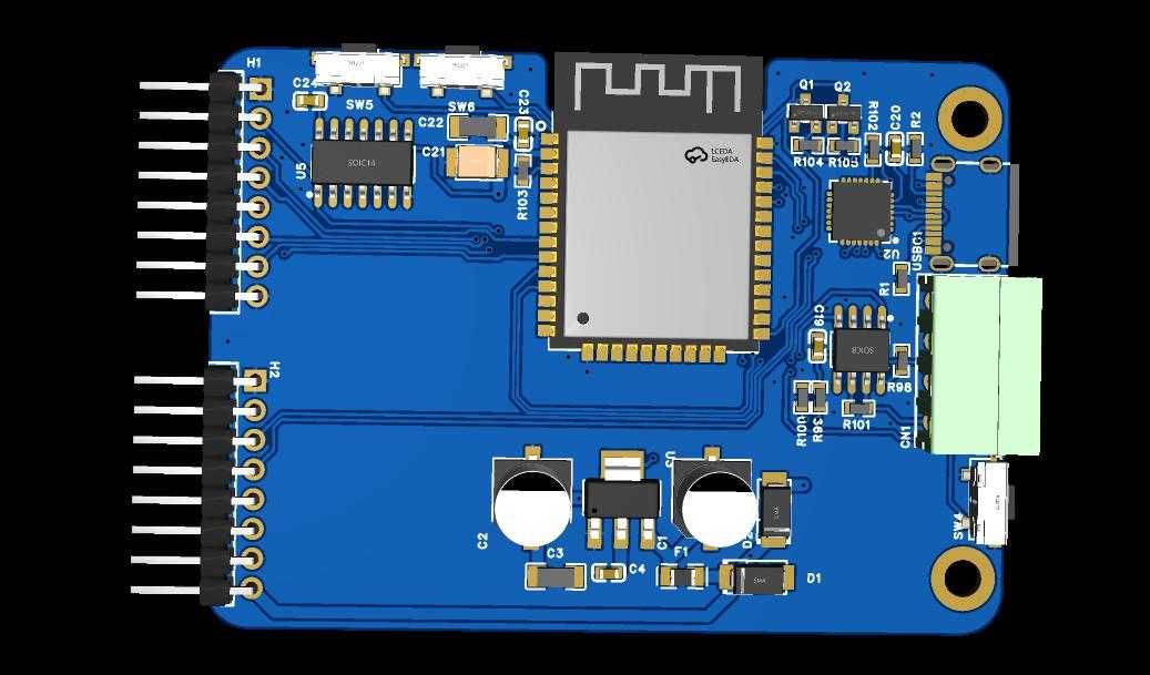 VFD Dyno Clock Wi-Fi на ESP32 (253x63)