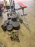 DOMOWA SILOWNIA 239KG obciazen pelny zestaw