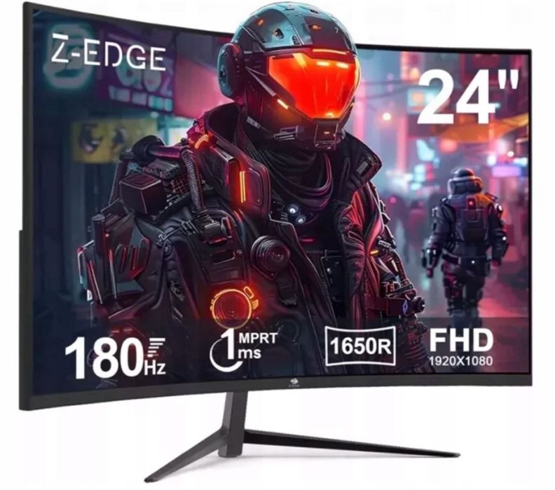 Monitor Z-Edge UG24 24 cali 180 Hz Ekran FHD 1080P czarny
