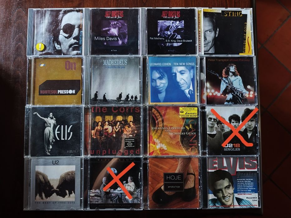 Lote de 86 CDs originais em ótimo estado
