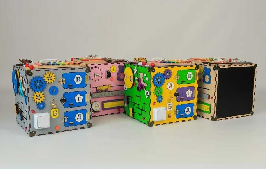 Бізікубик Бізікуб бізіборди розвиваючі іграшки для дітей Супер ціна