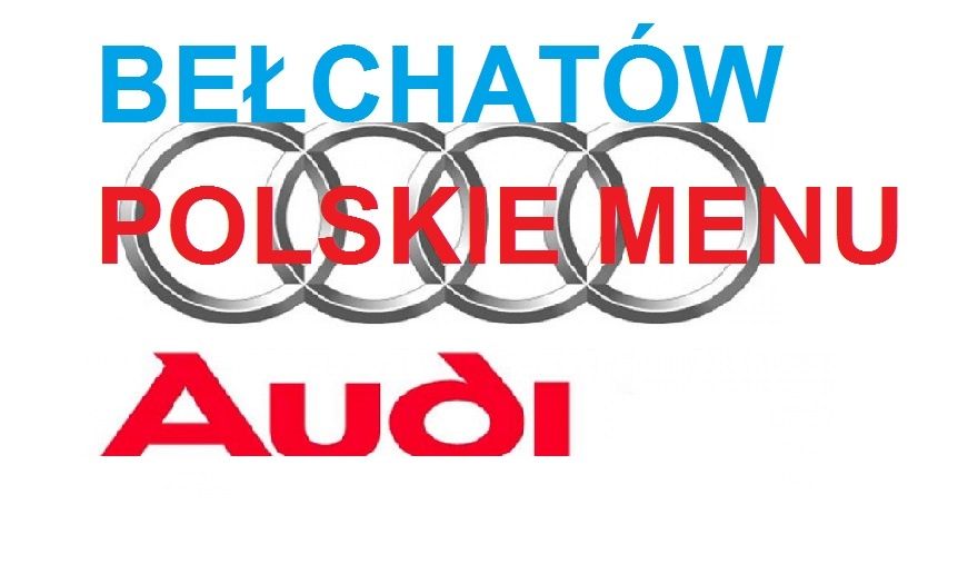 Audi polskie MENU aktualizacja nawigacji  A4 A5 A6 A7 Q3 Q5 Q7 Bełchat