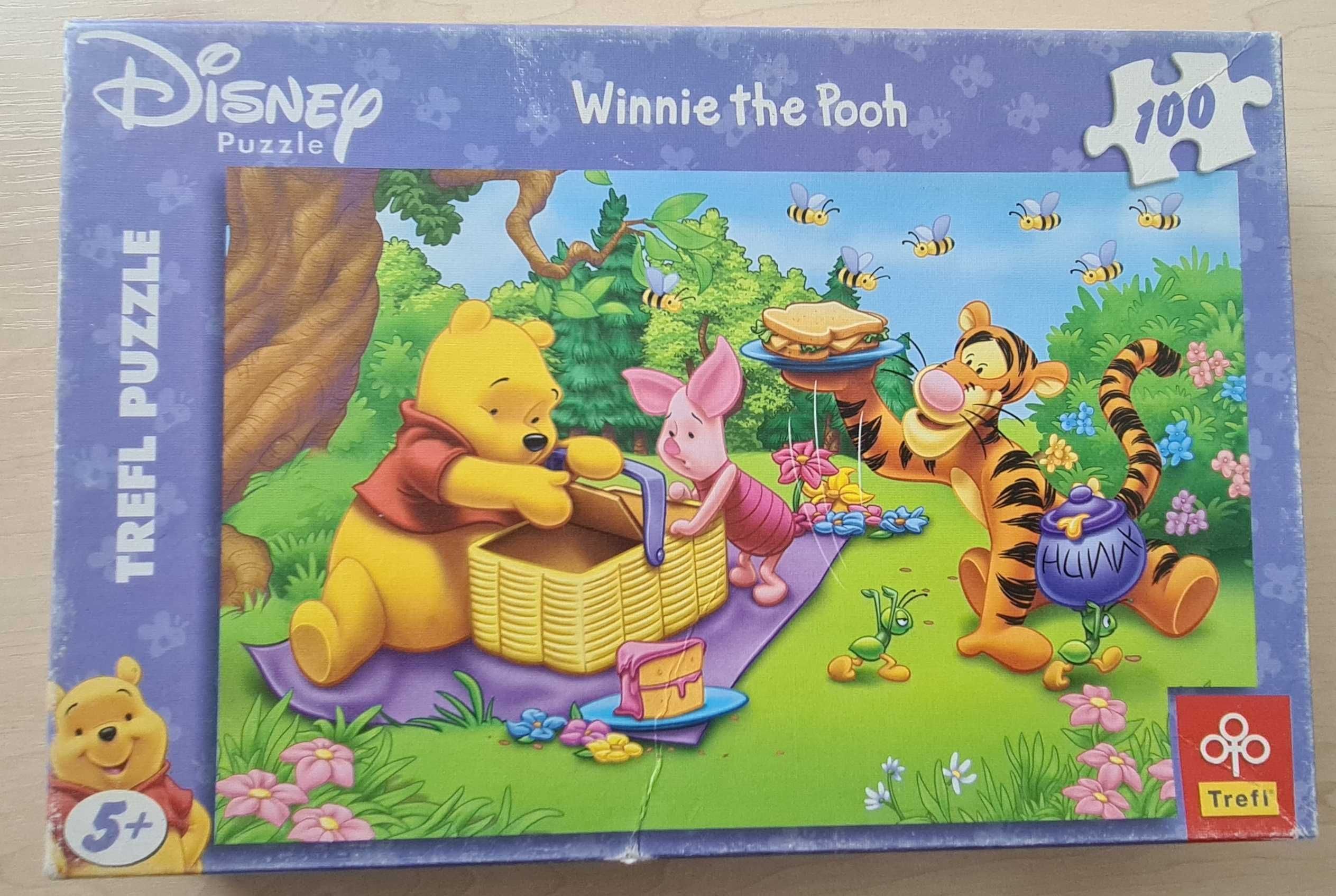 Puzzle Kubuś Puchatek Trefl 100 / Disney