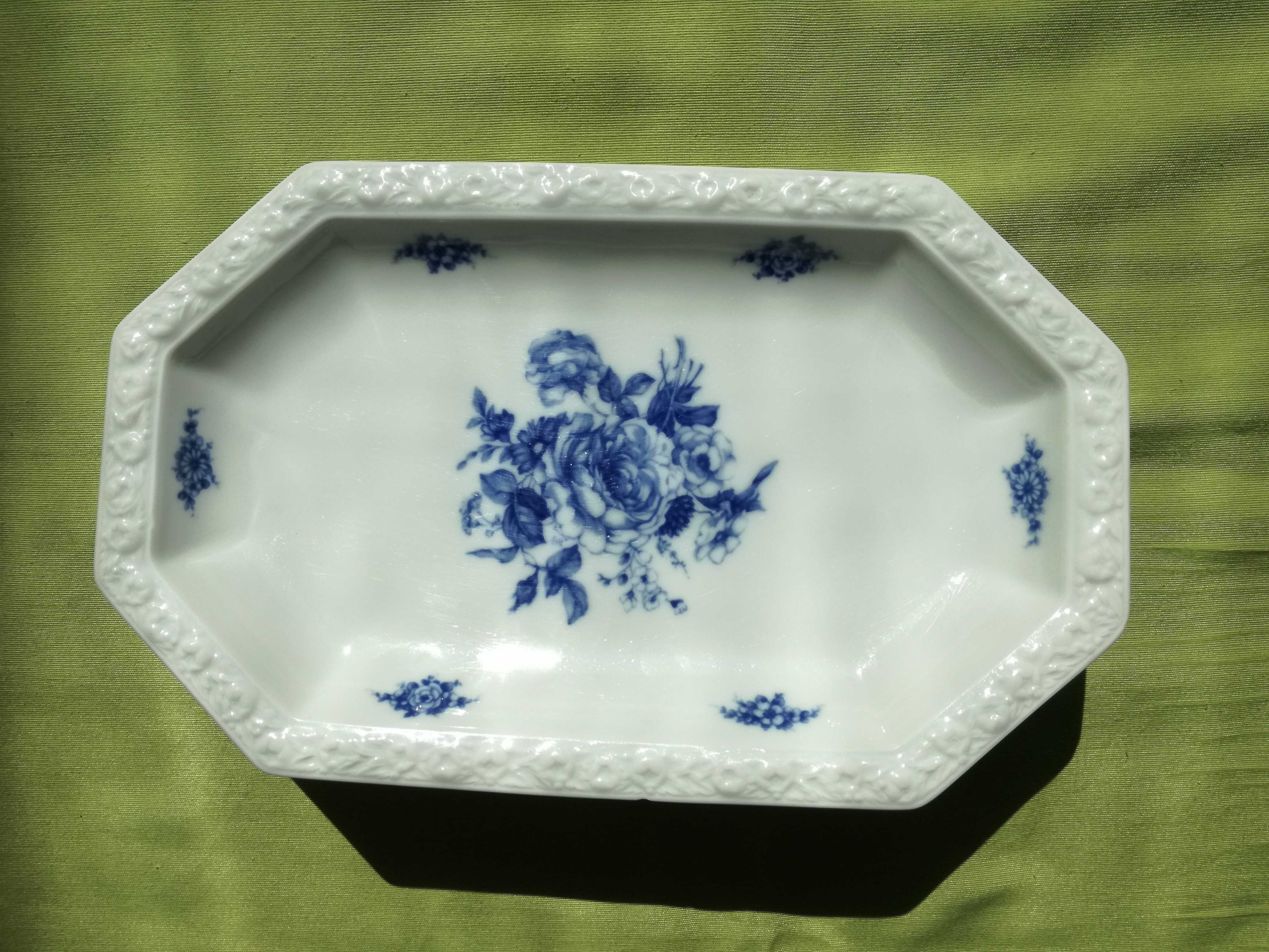 Rosenthal Maria blaue rose głębszy półmisek