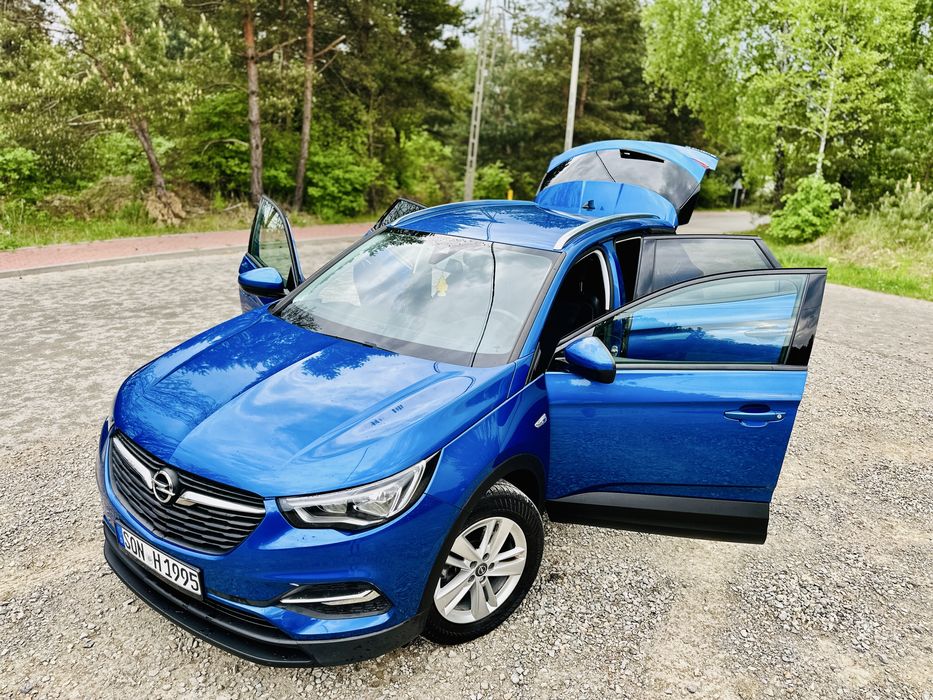 Opel Grandland X 1.2 Turbo 130KM 2019r. NAVI KAMERA LED z Niemiec