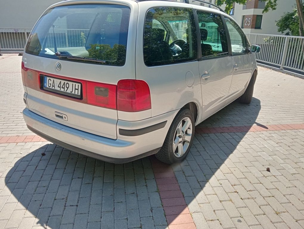 Vw sharan 2.0 benzyna / gaz, 7 osobowy 2002rok