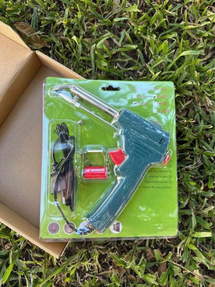 Pistola de soldar estanho