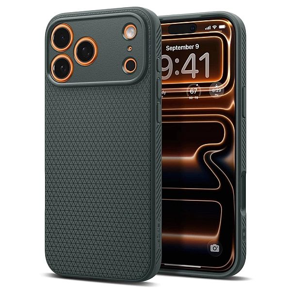 Etui Spigen Liquid Air na iPhone 17 Pro - zielone