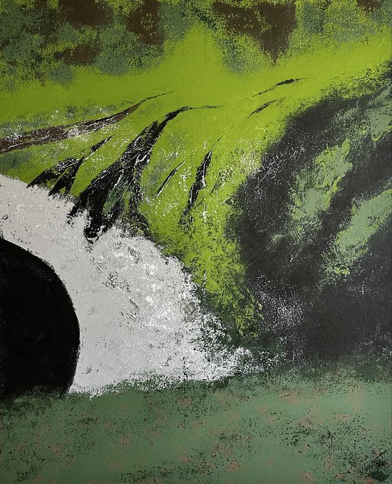 Абстрактна картина «Дихання ландшафту» | 120*100