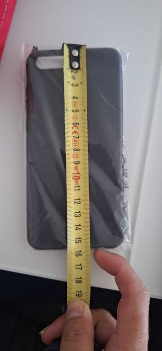 Capa Silicone iPhone 7 Plus / 8 Plus / 6s Plus (Preta)