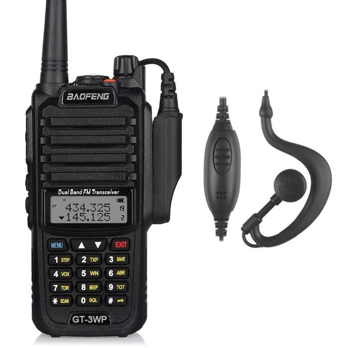 Baofeng Radio Walkie Talkie GT-3WP IP67 Novo Entrega imediata