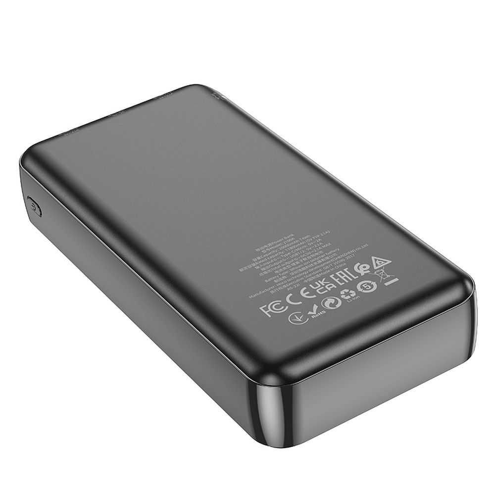 HOCO Powerbank Duży 20000 mAh czarny