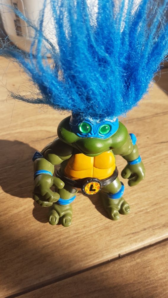 Wojownicze żółwie Ninja Troll Leo UNIKAT 1993