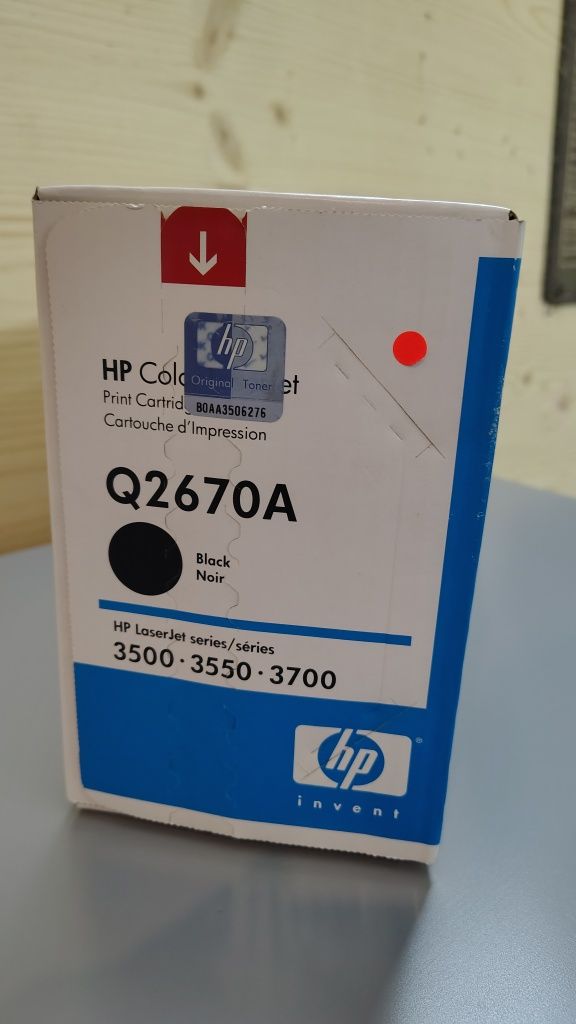 Toner hp q2670a oryginał nowy laserjet 3500, 3550, 3700