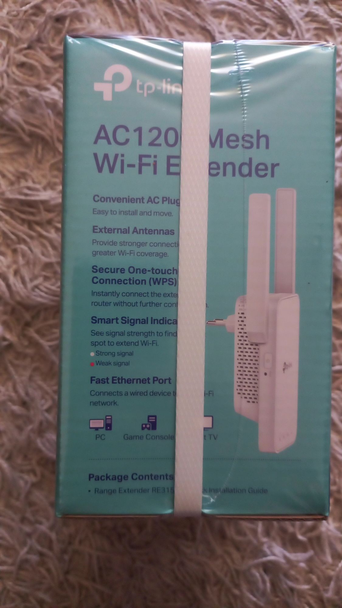 Wzmacniacz Extender sygnału WIFI Tp-link RE315 Mesh AC1200 Dual Band