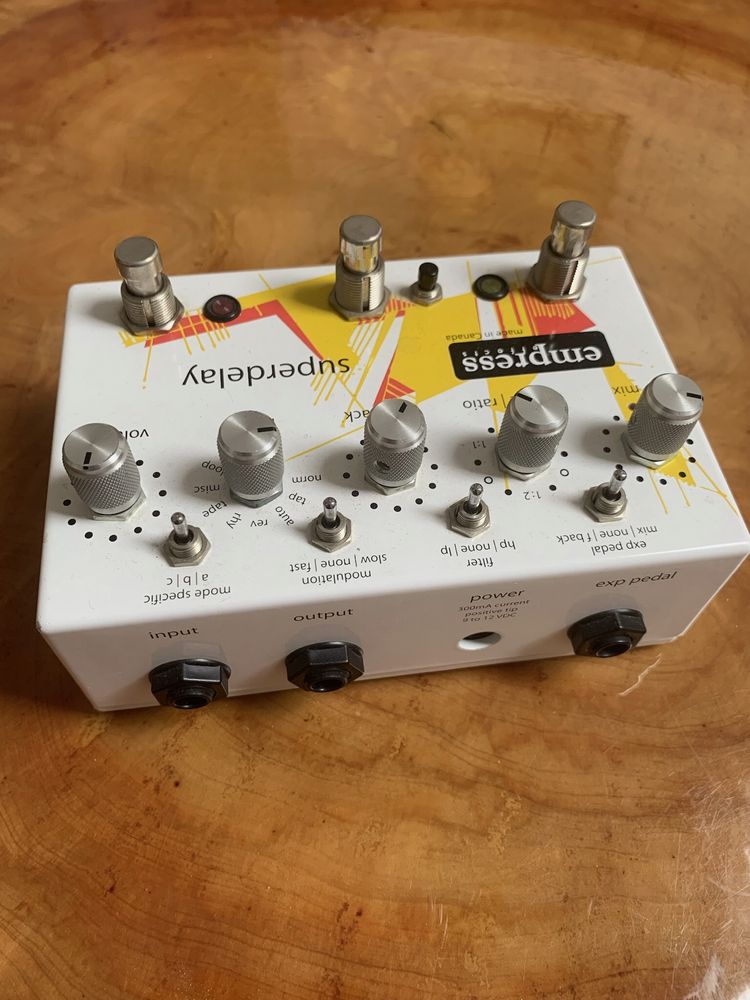 Pedal EMPRESS SUPERDELAY o melhor delay do mercado guitarra