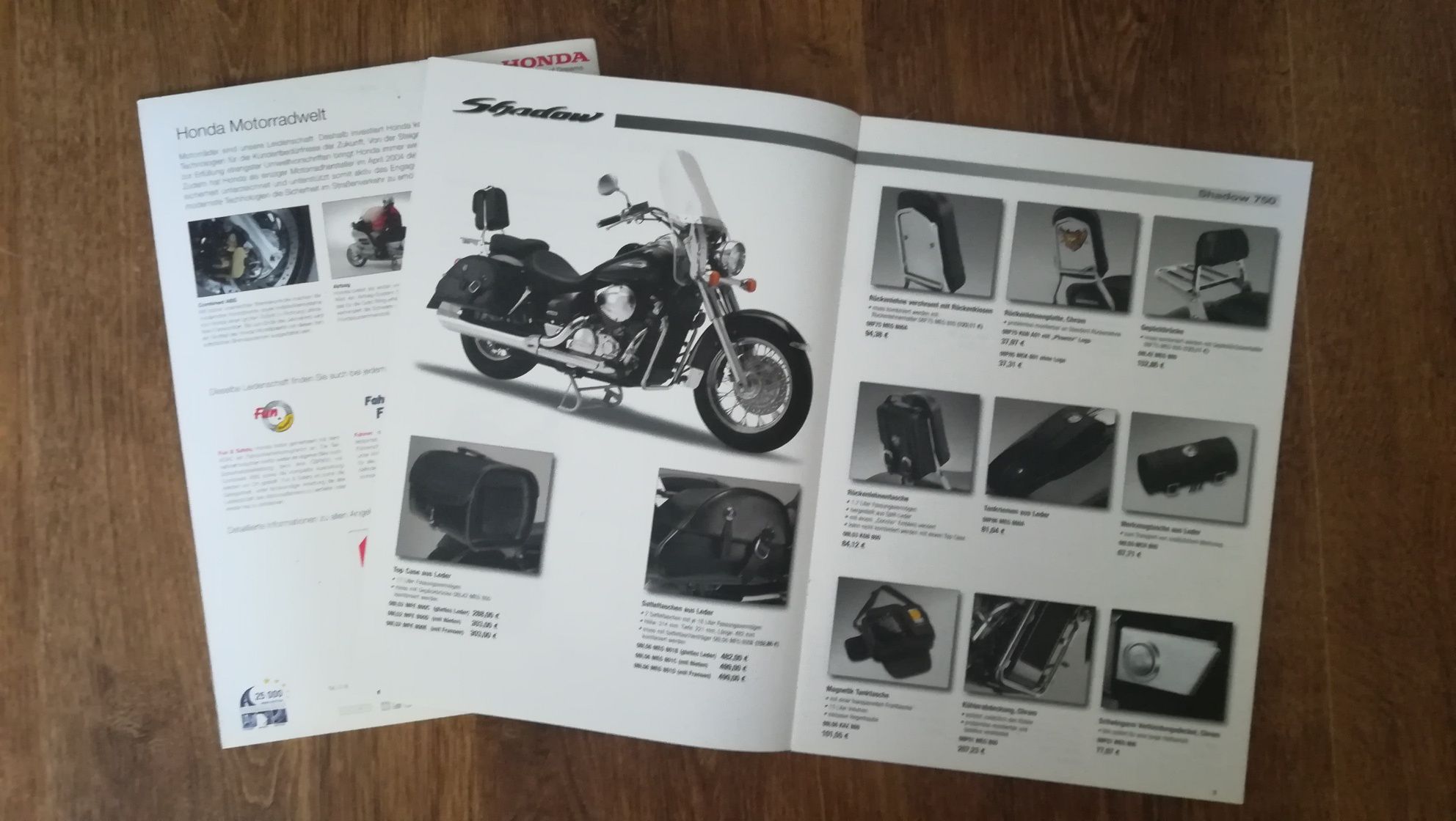 Honda Shadow 750 Shadow Spirit. Prospekt