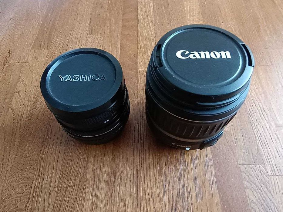 Об'єктиви Yashica та Canon
