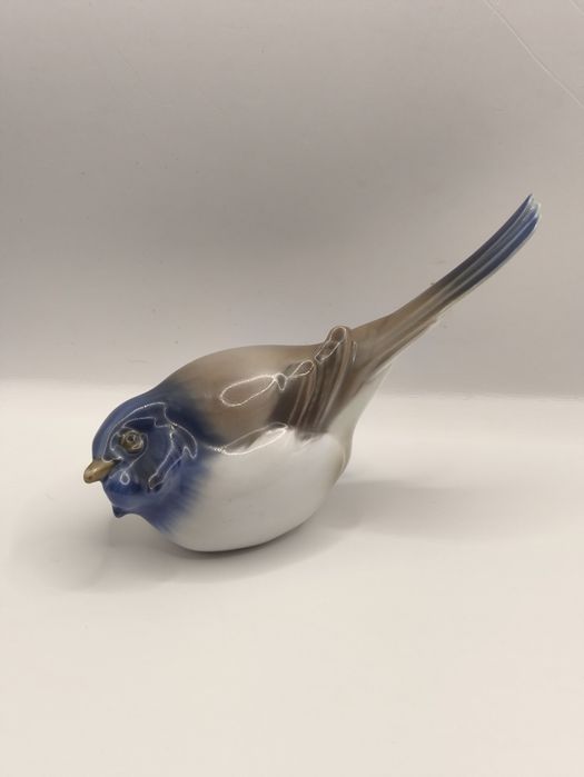 Figurka z porcelany ptak BG vintage Bing & Grondahl Grondahl sikorka