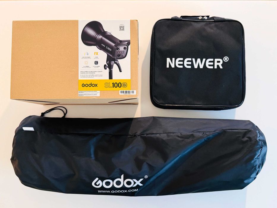 Kit Luzes de Vídeo – GODOX SL100 + NEEWER 660 + Softbox