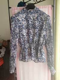 Blusa Tiffosi floral - tamanho S - Como nova