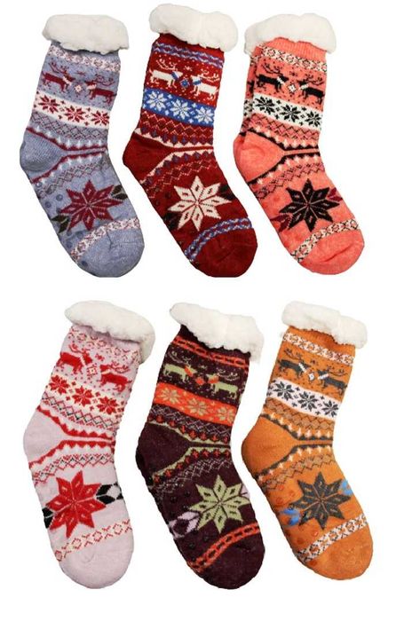 SKARPETY damskie antypoślizgowe idealne dla zmarzluchów