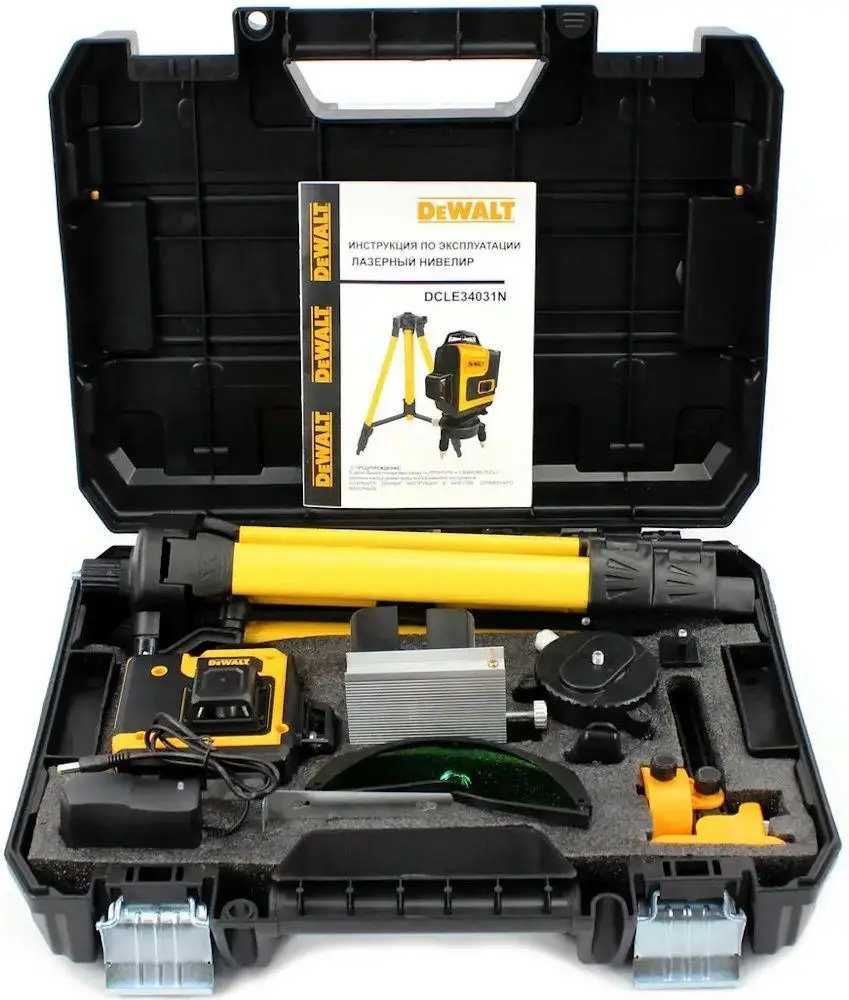 Лазерний нівелір DeWalt DCLE34031N 4D з 16 ліній. Арт.1246