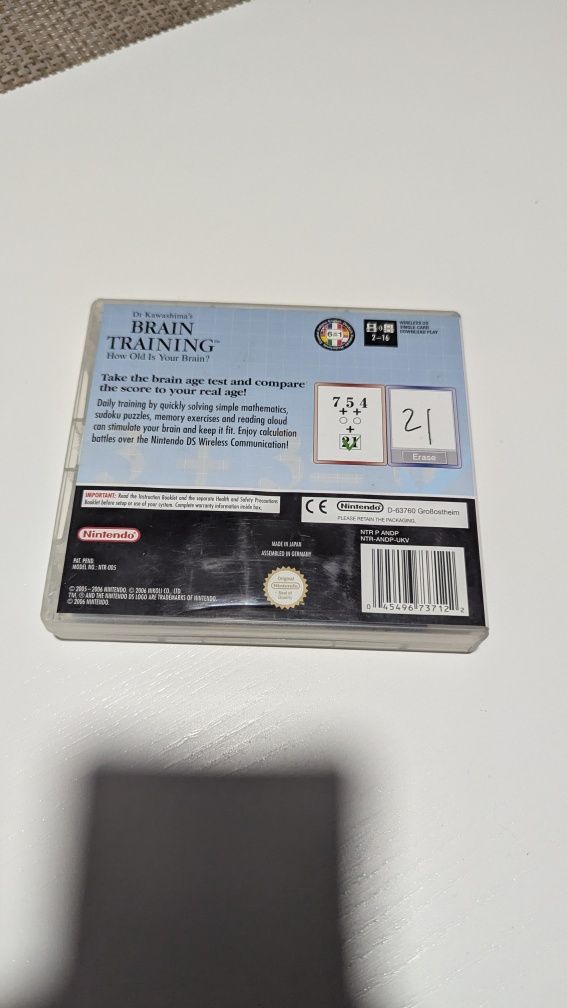 Brain training - Nintendo DS