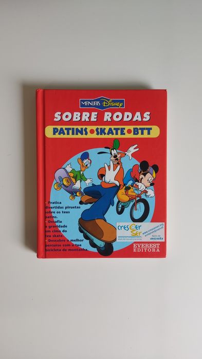 Livro Disney Patins Skate BTT