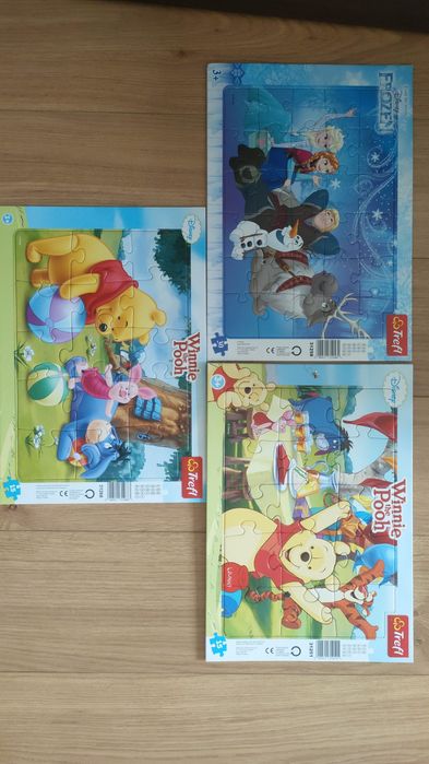 Puzzle Kubuś Puchatek Frozen
