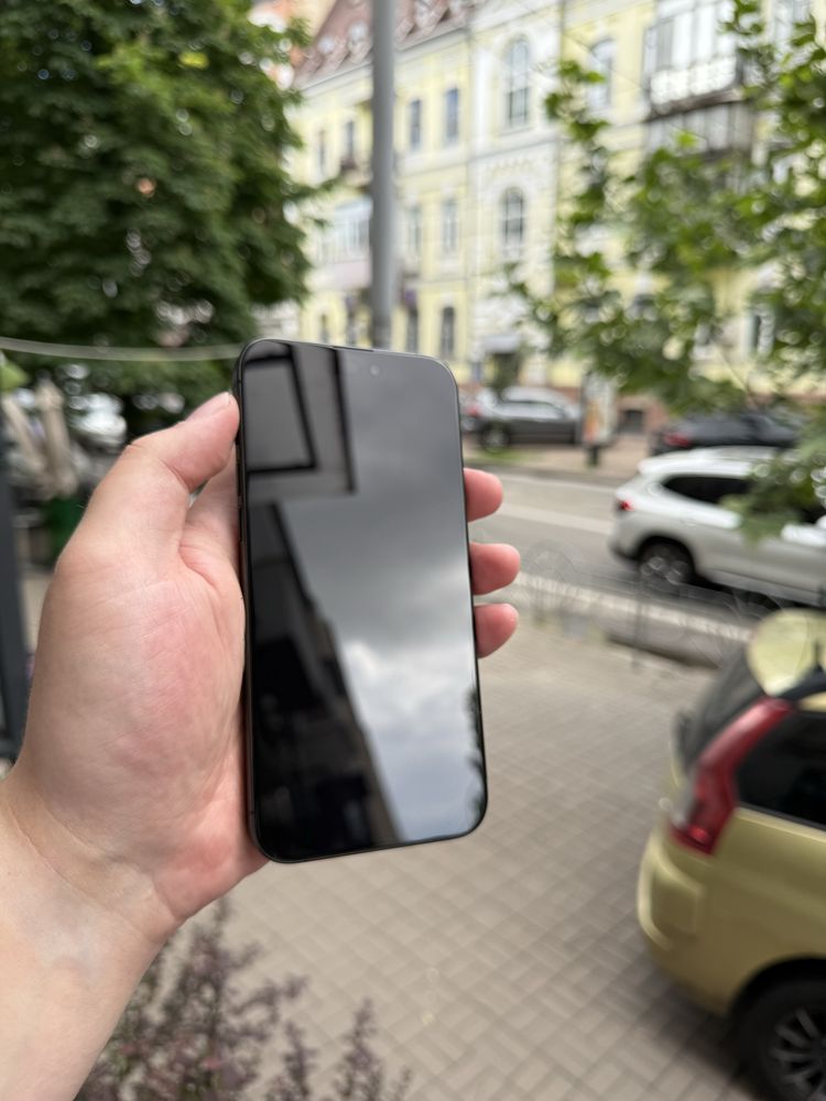 Ідеальний iPhone 15 Pro Max 256gb Black Titanium, 99% акумулятор