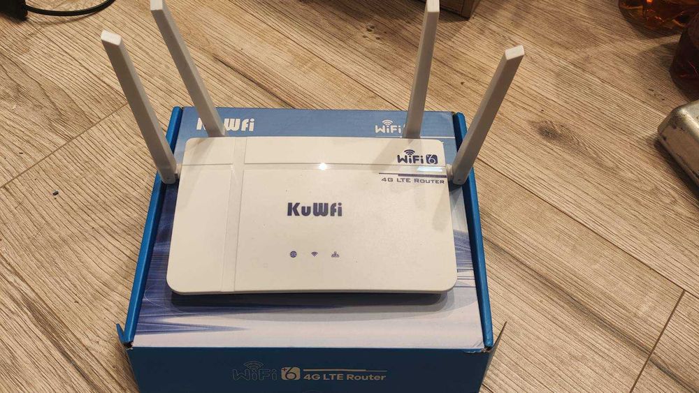 Роутер 4G LTE маршрутизатор KuWfi Wifi6 мобильный интернет под sim