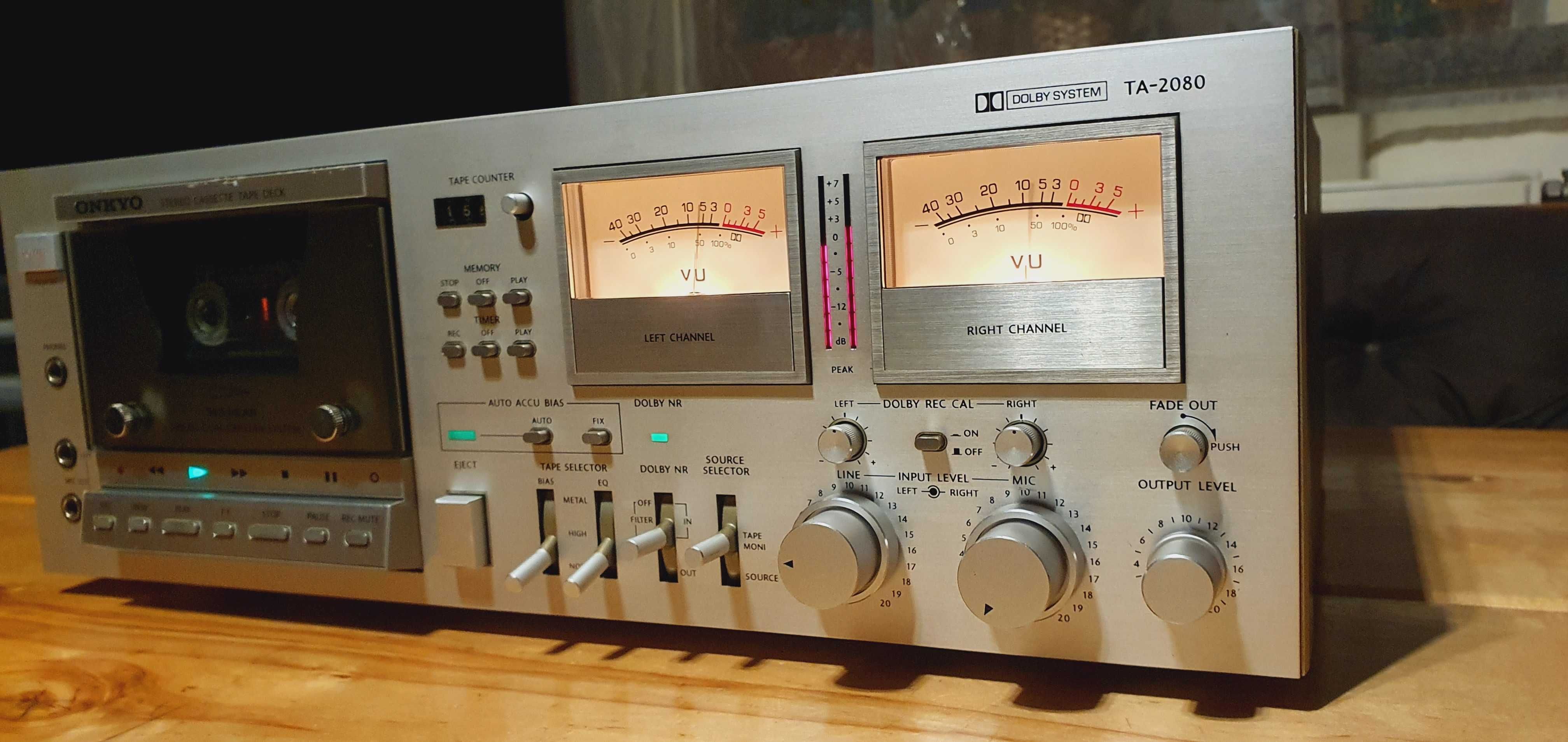 Vintage Deck! Magnetofon ONKYO TA-2080 . Najwyższy Model. Wysyłka