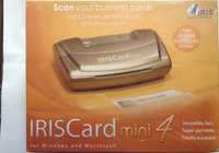 Iriscard Mini 4-Cartão De Visita pessoal Scanner, Novo