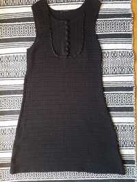 H&M  164 -170 cm . M sukienka hand crochet czarna