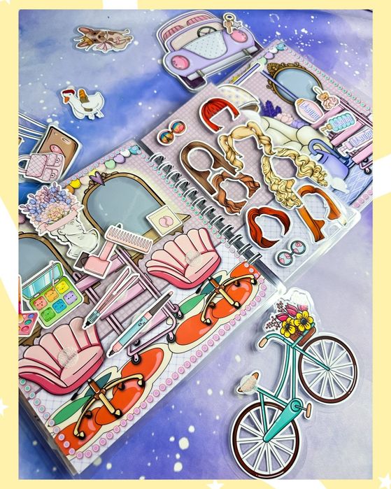 Książka na rzepy Toca Boka, Avatar, Labubu. Lamibook