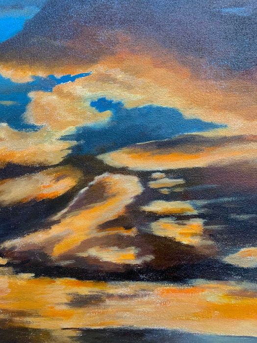 Obraz akrylowy "Pożegnanie" Jerzy Dołhań