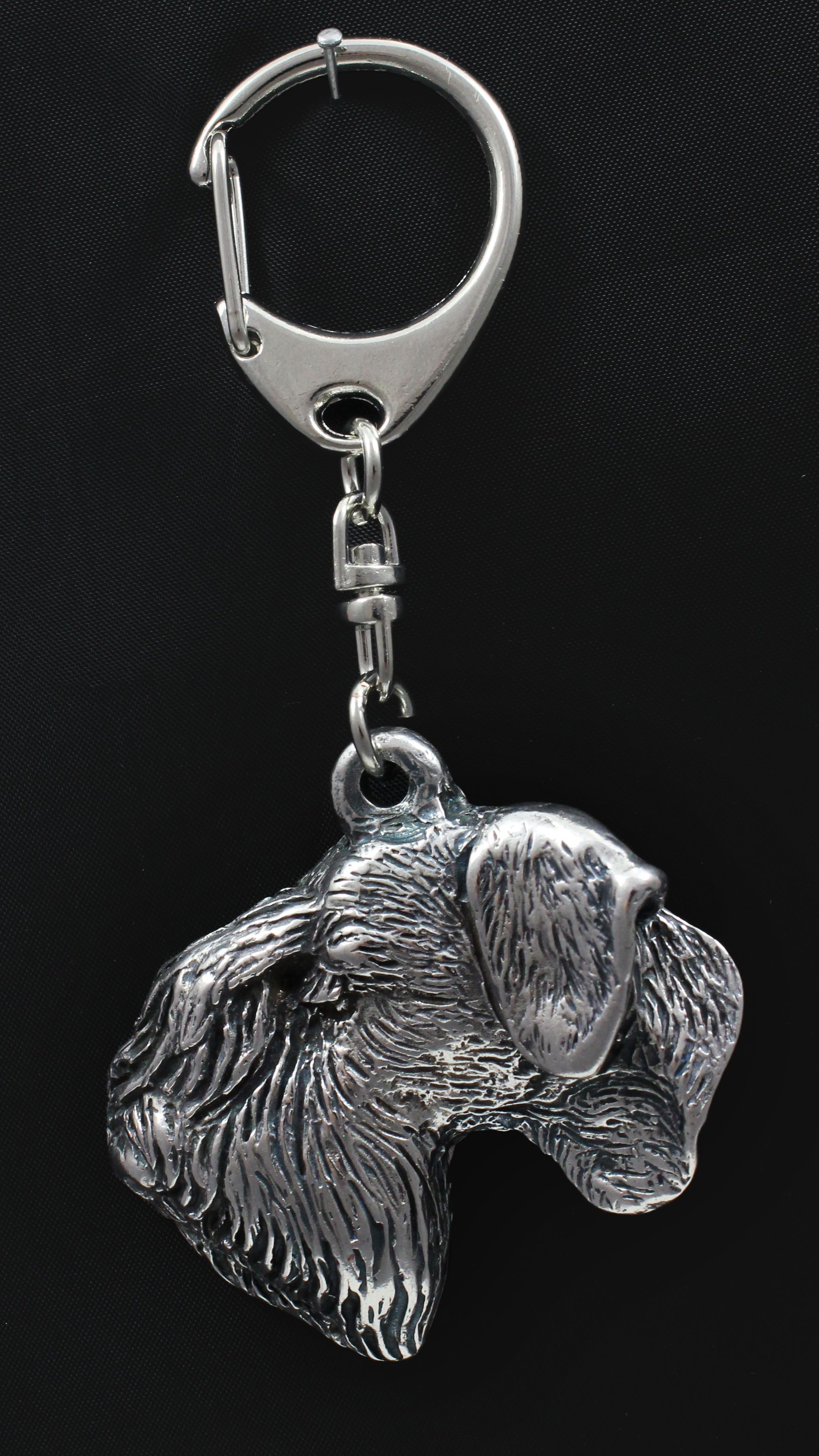Terier czeski brelok posrebrzany Art-Dog