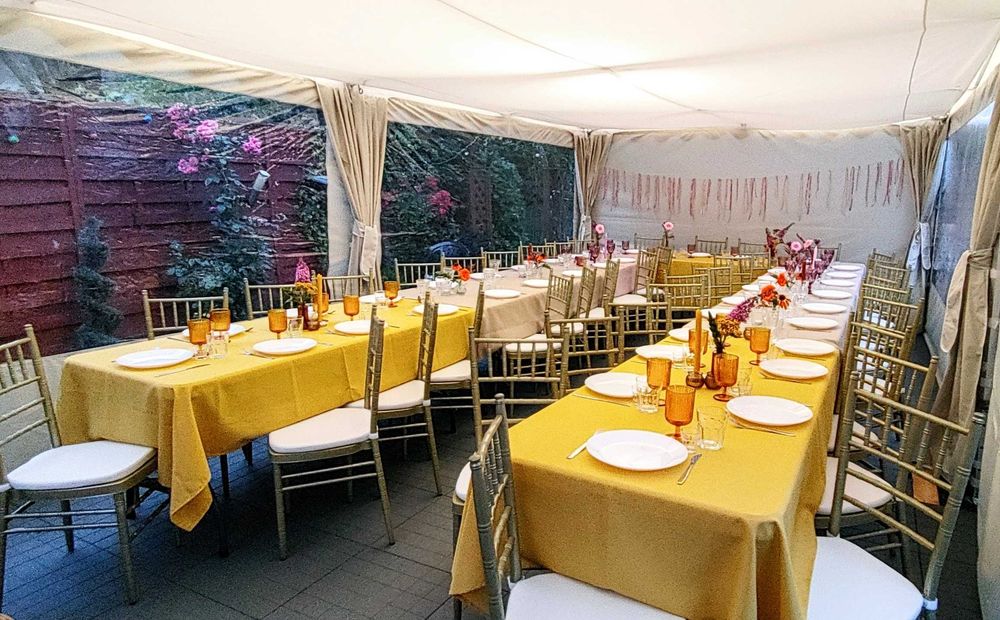 Namioty,podłoga,meble,zastawa,dekoracje-wynajem.Komunie,śluby,urodziny