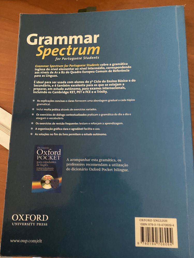 Livro de Gramática Inglês