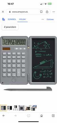 Kalkulator i notes SJYDQ 12 dużych cyfr Wyświetlacz LCD