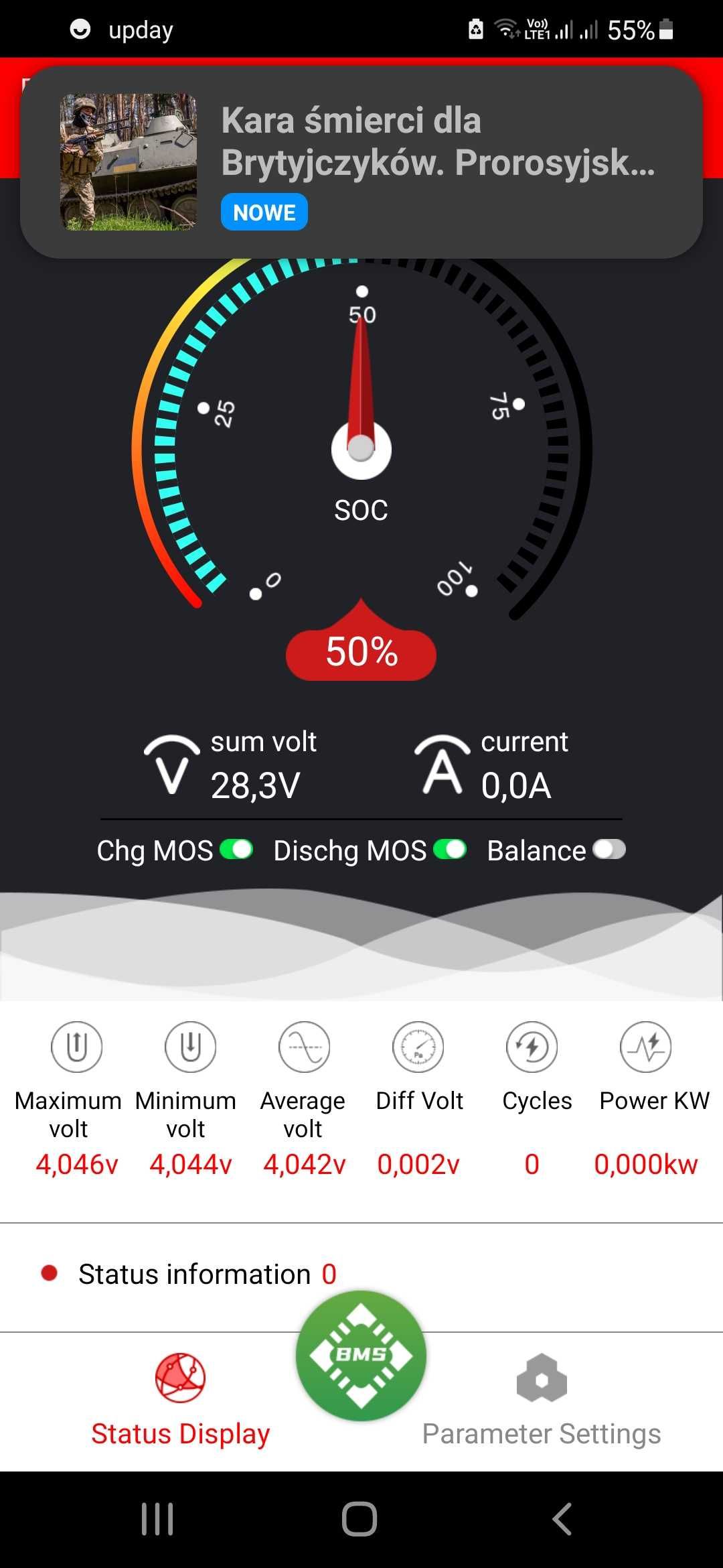 DALY Smart BMS z balanserem do baterii Li-Ion 7S   150A z BT