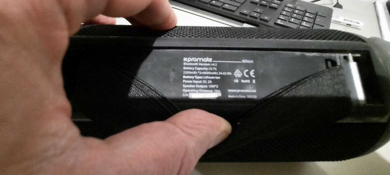 Głośnik mobilny Promate Silox Bluetooth 4.2