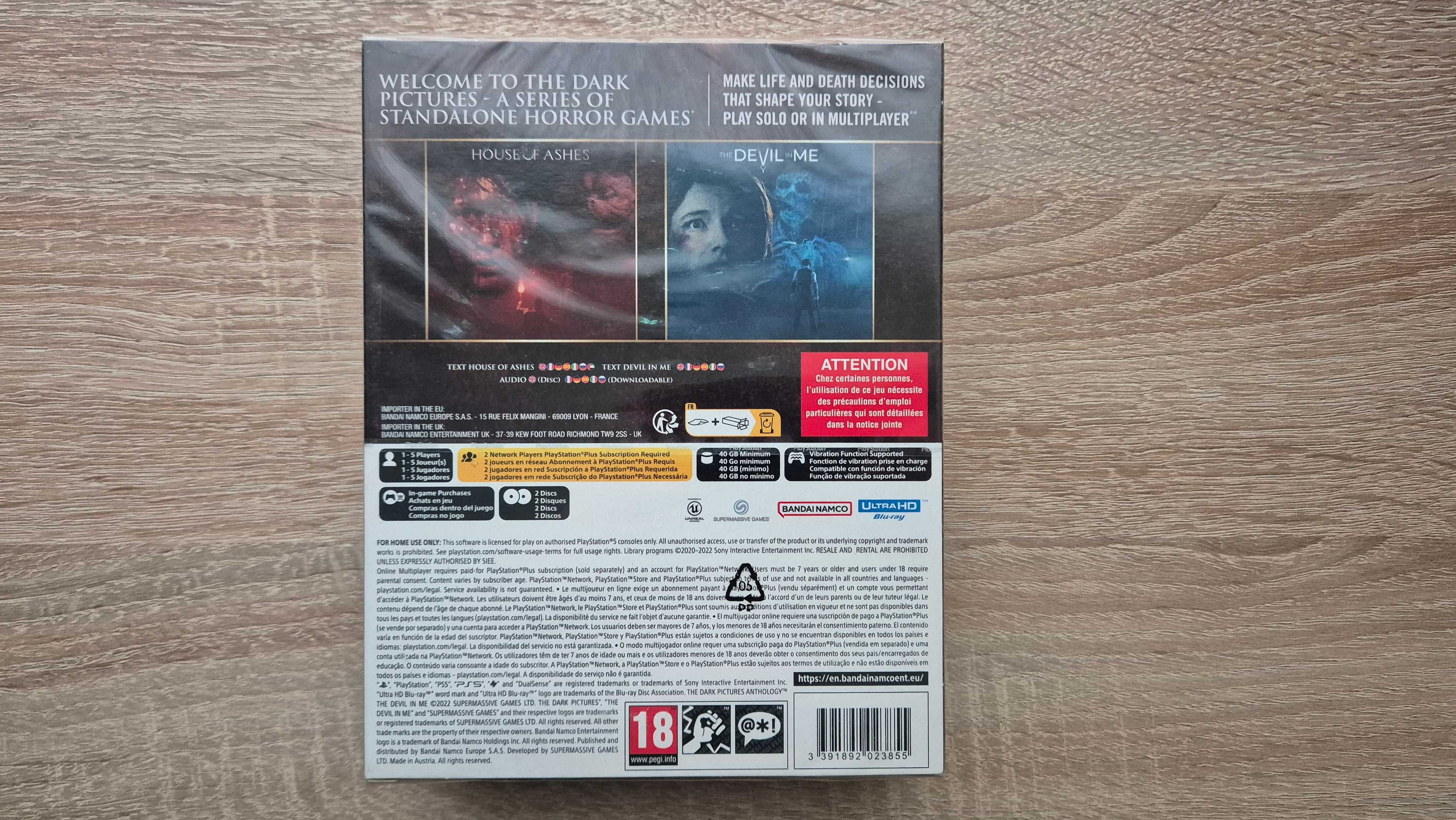 PS5 Dark Pictures Vol. 2 House of Ashes Devil in Me (новий, рос. мова)