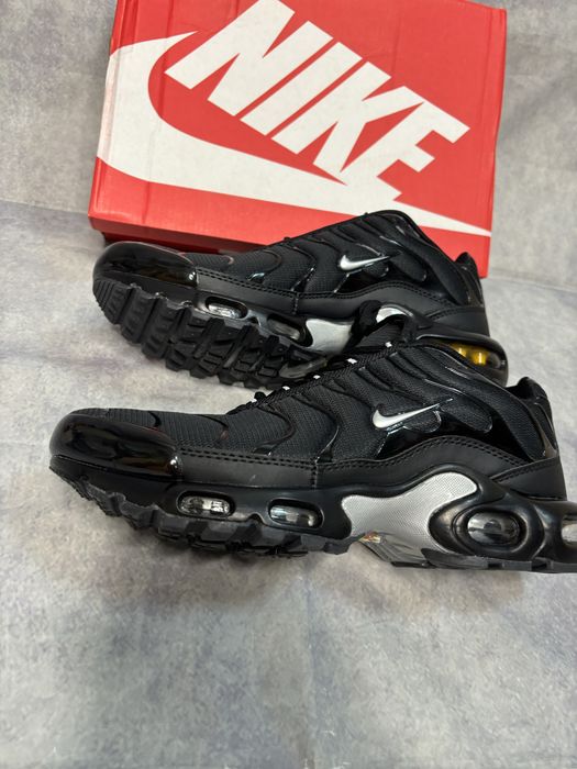 Кроссовки Nike Air Max Plus Black-Grey, Nike TN Air, найк ТН2100