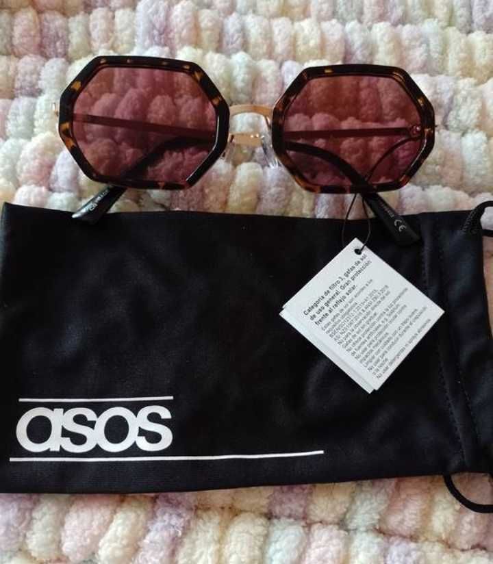 ASOS/ Ekskluzywne okulary przeciwsłoneczne z Londynu, NOWE