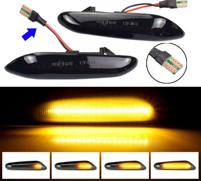Динамічні повороти поворотники Bmw E46 E90 E91 E60 E53 E39 E36 X5 X3