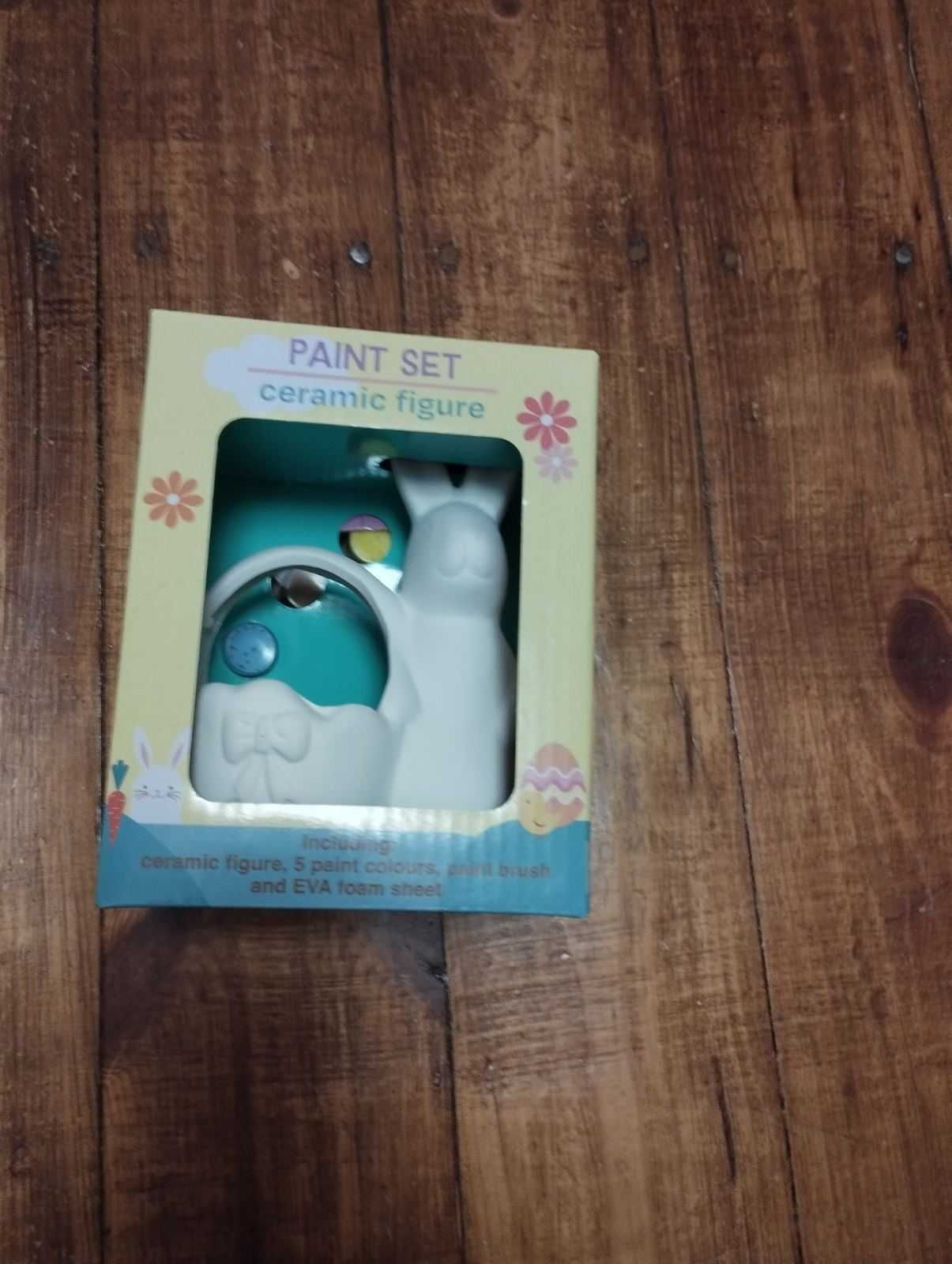 Figurka na welkanoć Diy Zajączek z koszyczkiem